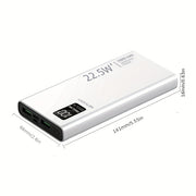 10000mAh Power Bank with 22.5W Fast Charging for iPhone, Samsung, Xiaomi