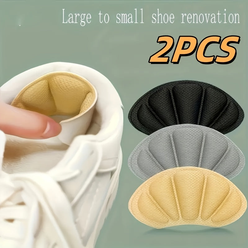 2PCS Heel Cushion Pads Adhesive Foot Care Protectors for Shoes and Boots