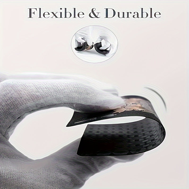 Waterproof Plastic Poker Deck for Tabletop Games Black and Gold Foil