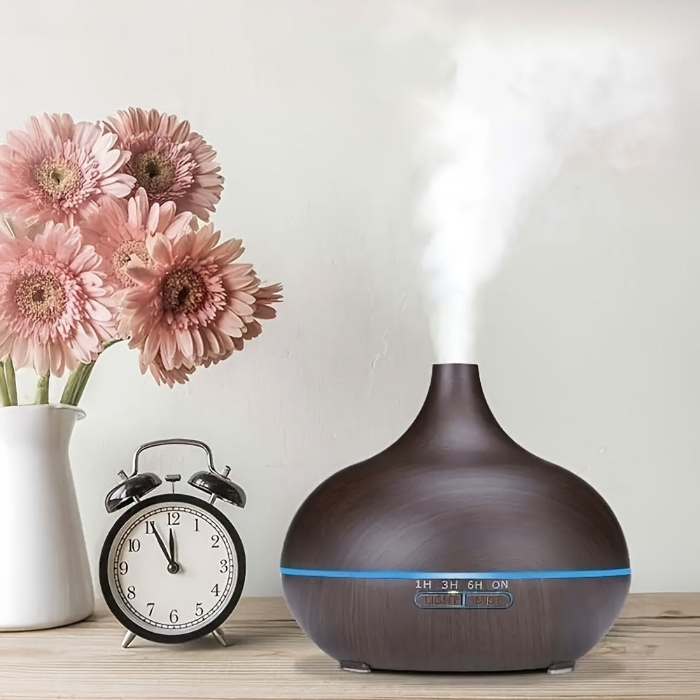 USB-Powered Aromatherapy Diffuser with Remote Control Auto Shut-Off 18.6oz for Bedroom