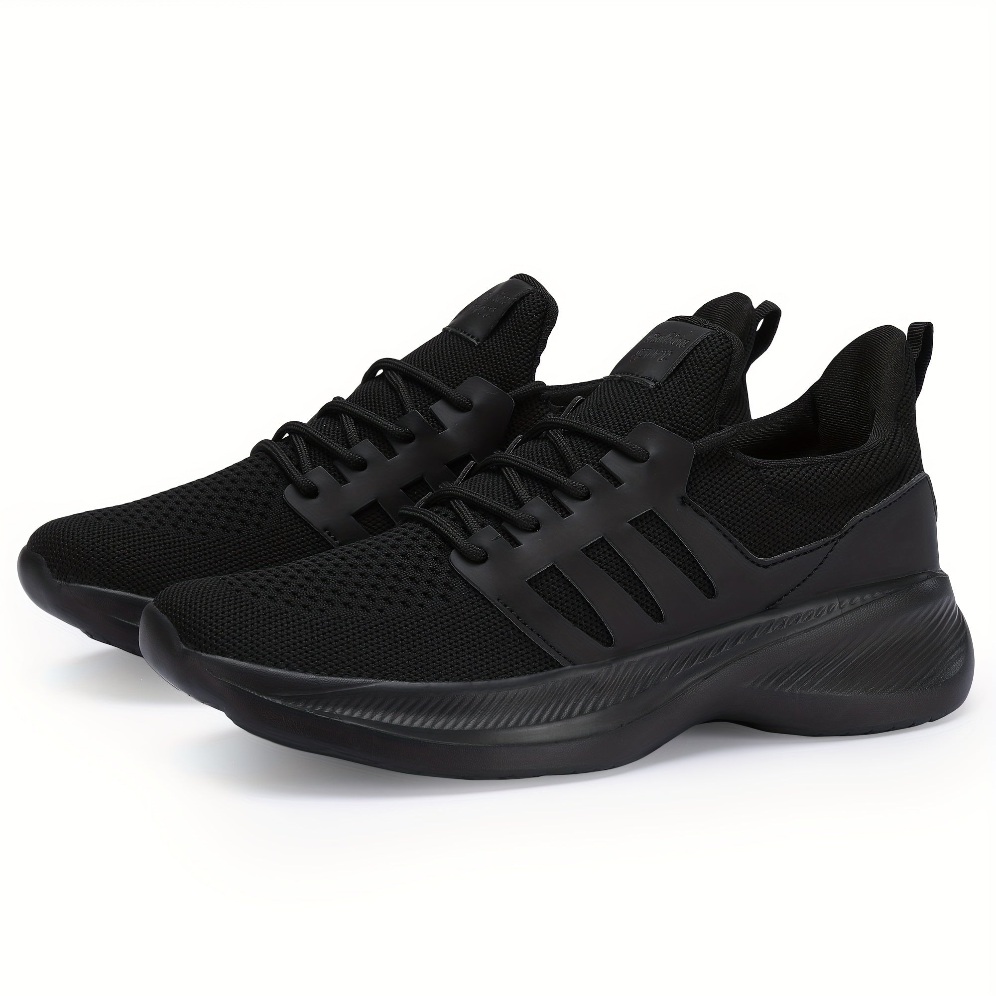 Men's Breathable Fabric Sneakers with Lace-Up Closure for All-Season Comfort