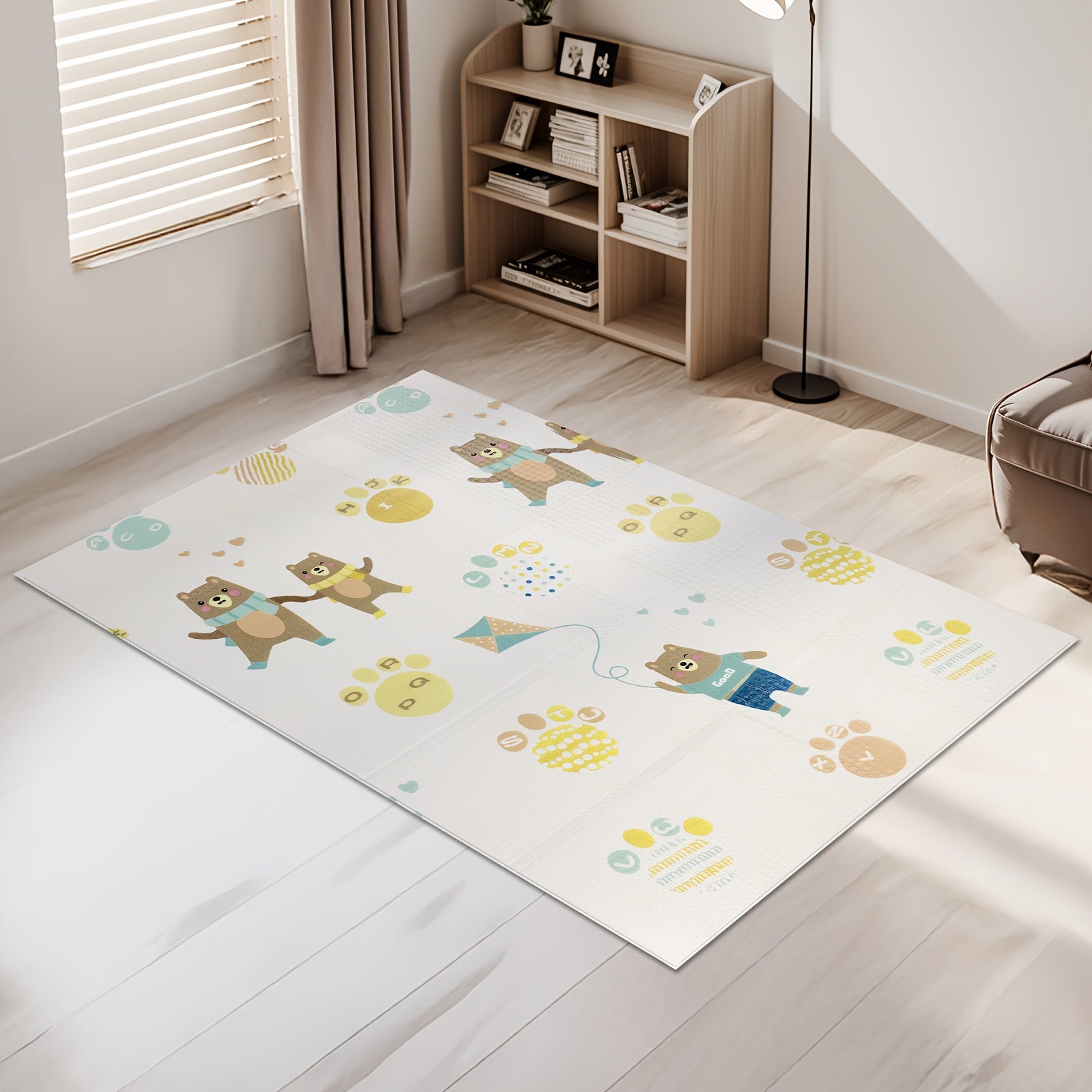 Yilning eng yaxshi sovg'asi, bu Ikki Tomonlama Suv O'tkazmaydigan Qiyin O'yin Matosi XPE Toksik Bo'lmagan Materialdan tayyorlangan va Anti-Slip Yuqoriga ega. Ko'p Rangli Dizayni bilan, bu katta bolalar uchun o'yin va qorin vaqti uchun juda mos keladi.