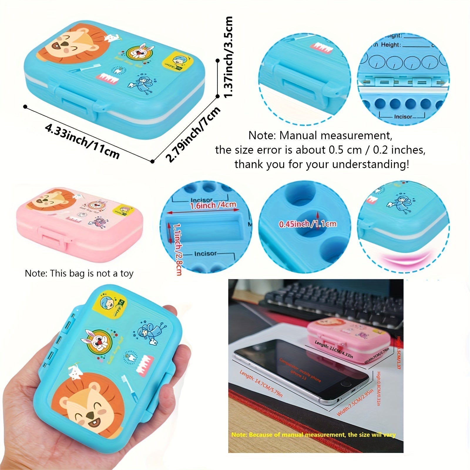 Tooth Fairy Keepsake Box for Storing and Displaying Teeth Memory Gift