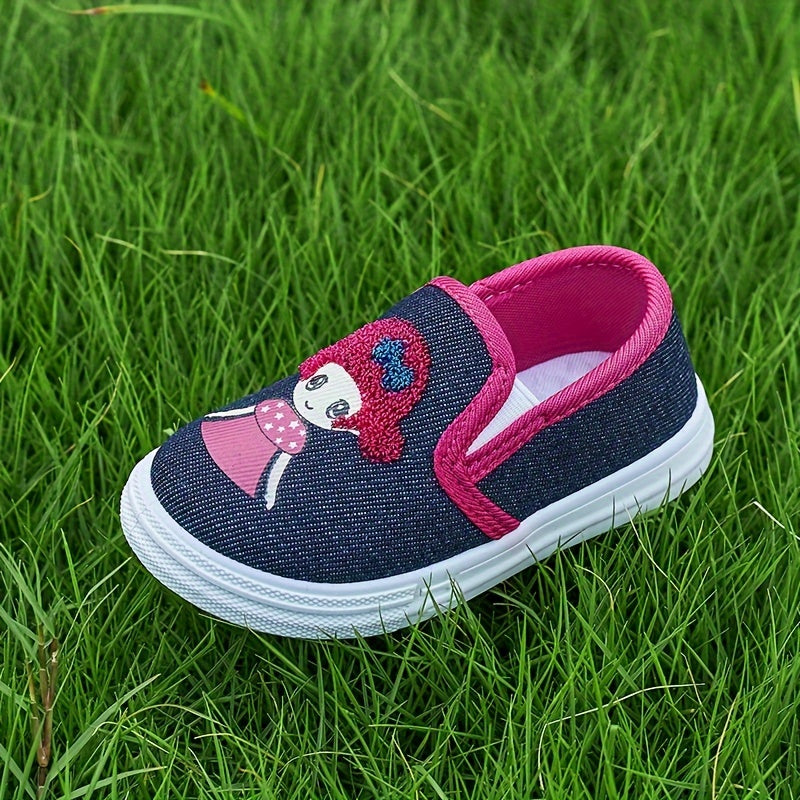 Girls' Cartoon Sneakers Breathable Lightweight Casual Shoes for Kids