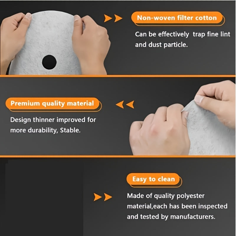 12 Pack Dryer Exhaust Filters Cloth Lint Replacement Universal