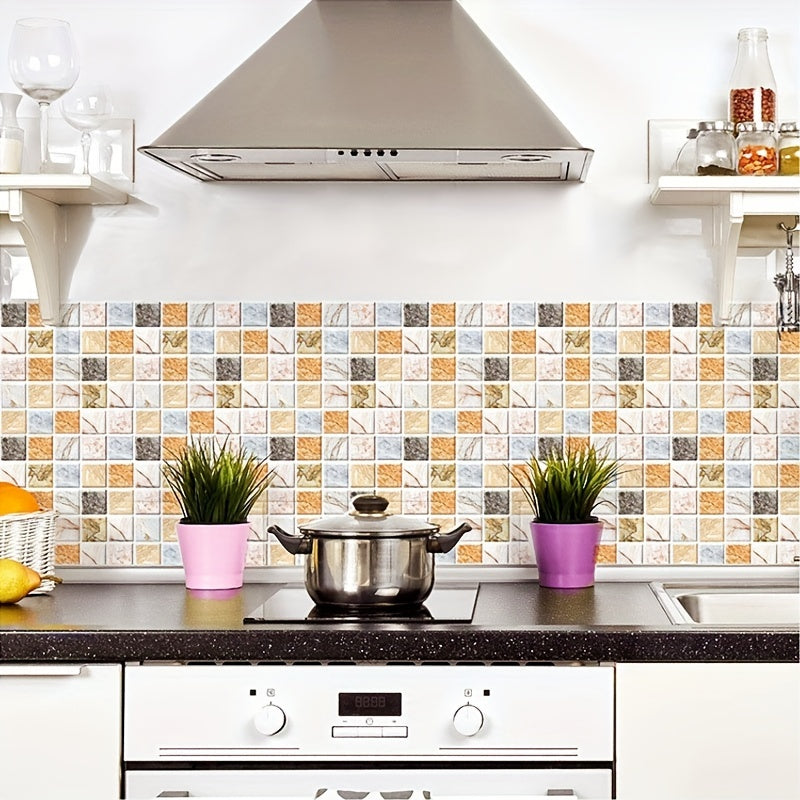 12 o'z-o'zini yopishtiradigan 3D devor paneli plitkalar, yashash xonasi va hammom uchun bezak, yaltiroq, suv o'tkazmaydigan