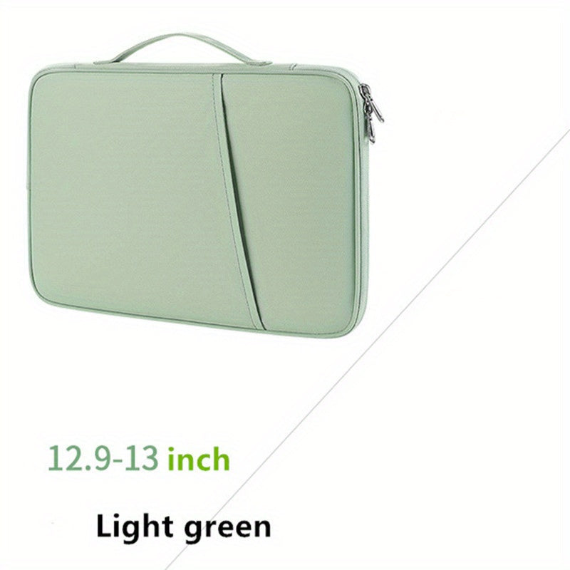 Nylon Laptop and Tablet Sleeve with Pockets for Office Supplies Up to 27.94 cm