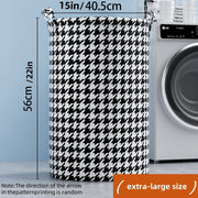 Cesta de almacenamiento plegable de tela para ropa, juguetes y ropa blanca, negra