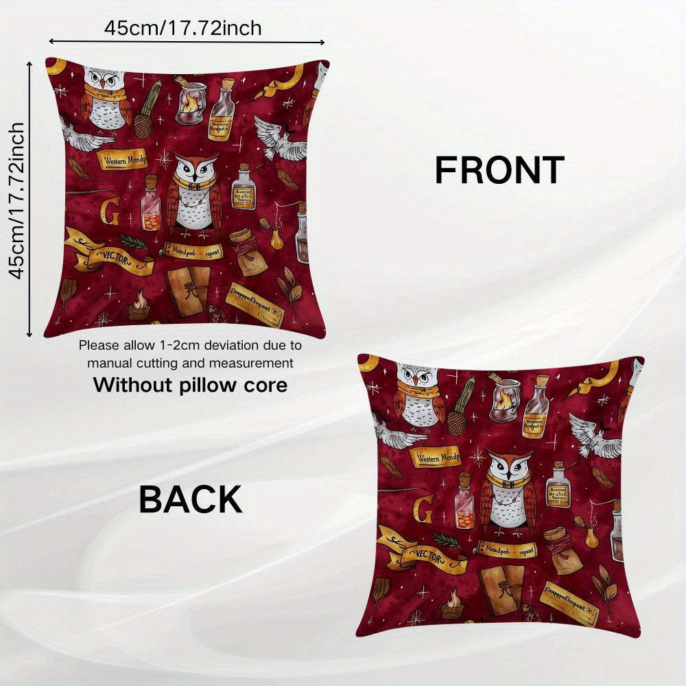 Gothic Magic Divination Throw Pillow Cover 45cm Cushion Cover for Living Room or Office Decor