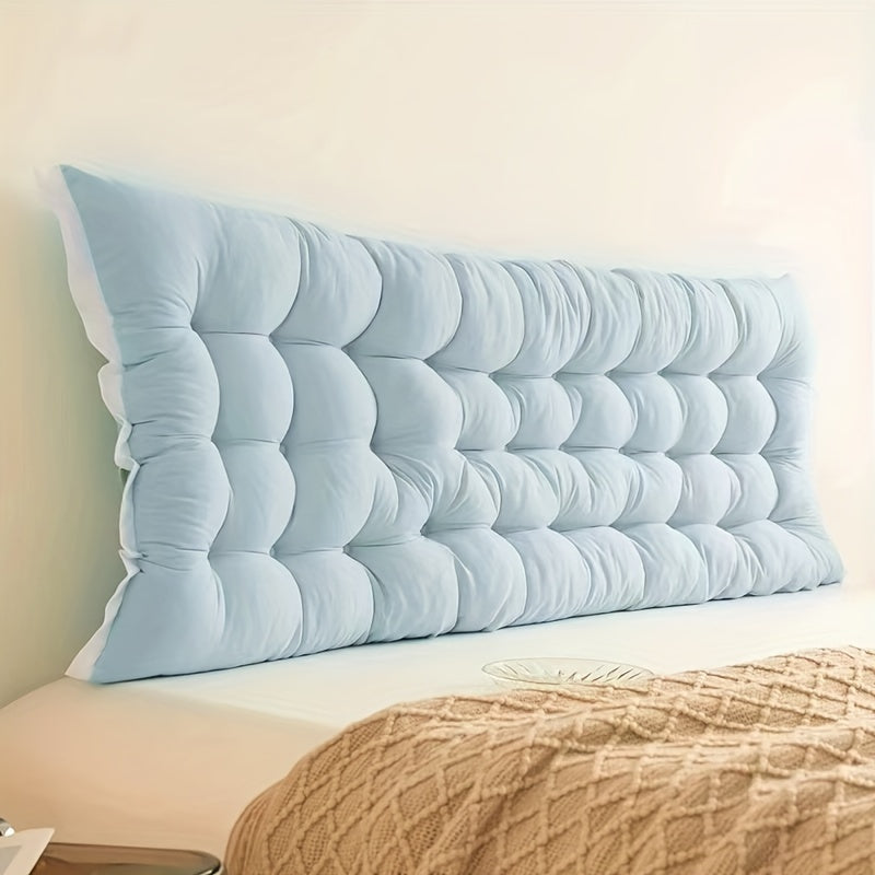 Kulrang to'qilgan bosh yostiq, ruffle tafsiloti bilan, yotoqxona yoki divan uchun mos, mashinada yuvilishi mumkin bo'lgan polyester mato, mustahkam va oddiy uslub.