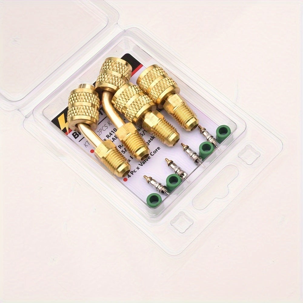 Quick Connect Fittings for R410A 1/4" SAE Male to 5/16" SAE Female HVAC Refrigeration