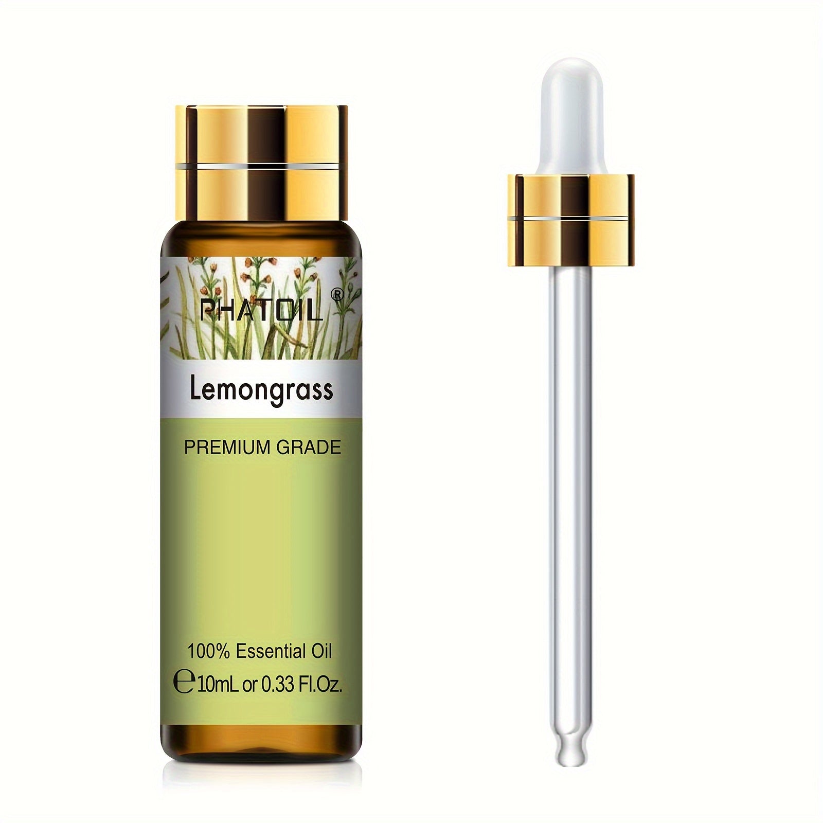 PHATOIL Efir moyi Yagona 10ml - Kayfiyatni ko'taruvchi aromaterapiya suvi, ko'p maqsadli foydalanish, yuqori sifatli, oqmas, UV nurlanishiga chidamli - 1 shisha