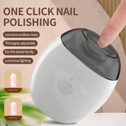 Amriver Portativ Elektron Tirnoq Qirqgich USB orqali zaryadlanadigan litiy polimer batareyasi, 3 tezlikda sozlanadigan, LED chiroq, jim ishlash, sayohat uchun qulay, avtomatik tirnoq maydalagich.