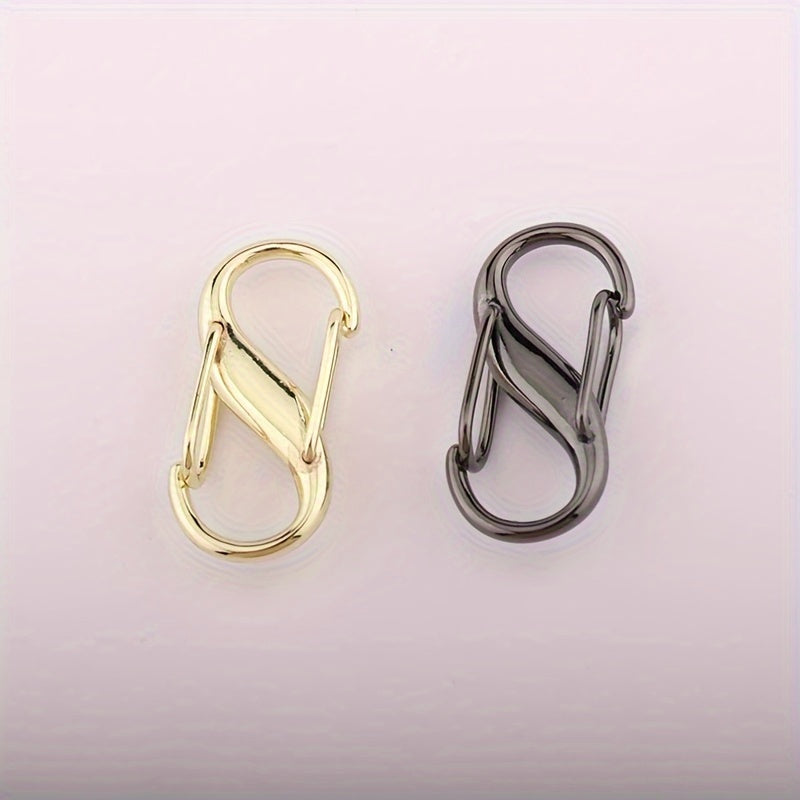 Set of 5 Alloy S-Hook Chain Adjusters for Bag Straps Metal Length Regulators