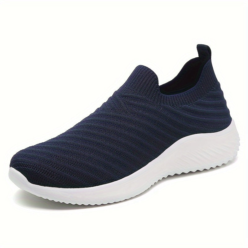 Ayollar uchun kundalik sport slip-onlar nafas oladigan, engil, qulay