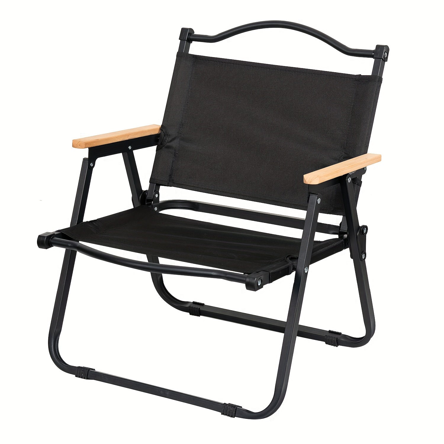 TORGWIN Portativ Qayriladigan Kampir O'tiradigan Stul, Alyuminiy Qotishma Ramka, Oksford Matosi O'tiradigan Joy, Qayriladigan Qo'l, Bo'yalgan Yuzasi - Katta O'lchamdagi Qayriladigan Stul