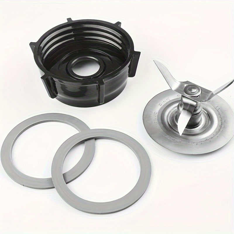 4-Piece Blender Replacement Kit with 4-Blade Knife, Juicing Base, O-Rings
