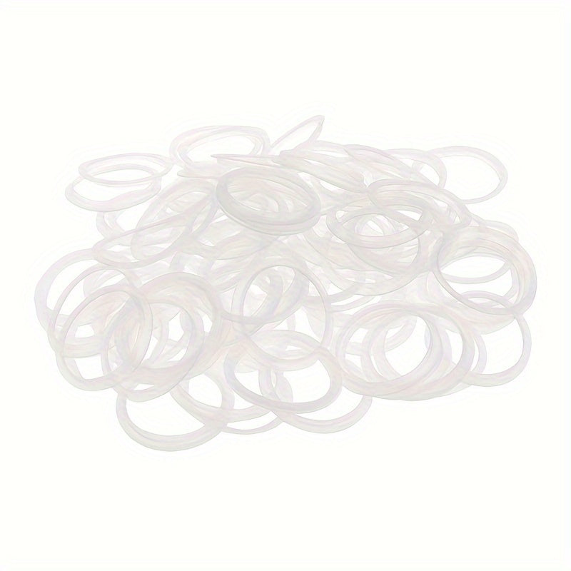 Coffee Pod O-Ring Seals 10 Pcs, Food-Grade Silicone, Leakproof, Reusable, White