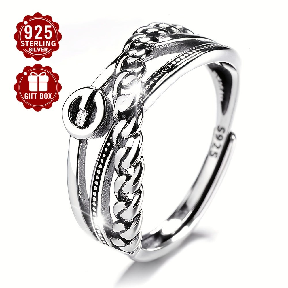 Kunlik yig'ilishlar uchun ayollar kiyishi uchun mo'ljallangan zamonaviy yangi aksessuarni taqdim etamiz. Ushbu buyum yuqori sifatli sterling kumushdan tayyorlangan bo'lib, o'ziga xos retro uniseks notekis xoch zanjir halqasi taxminan 2.86g og'irlikka ega.