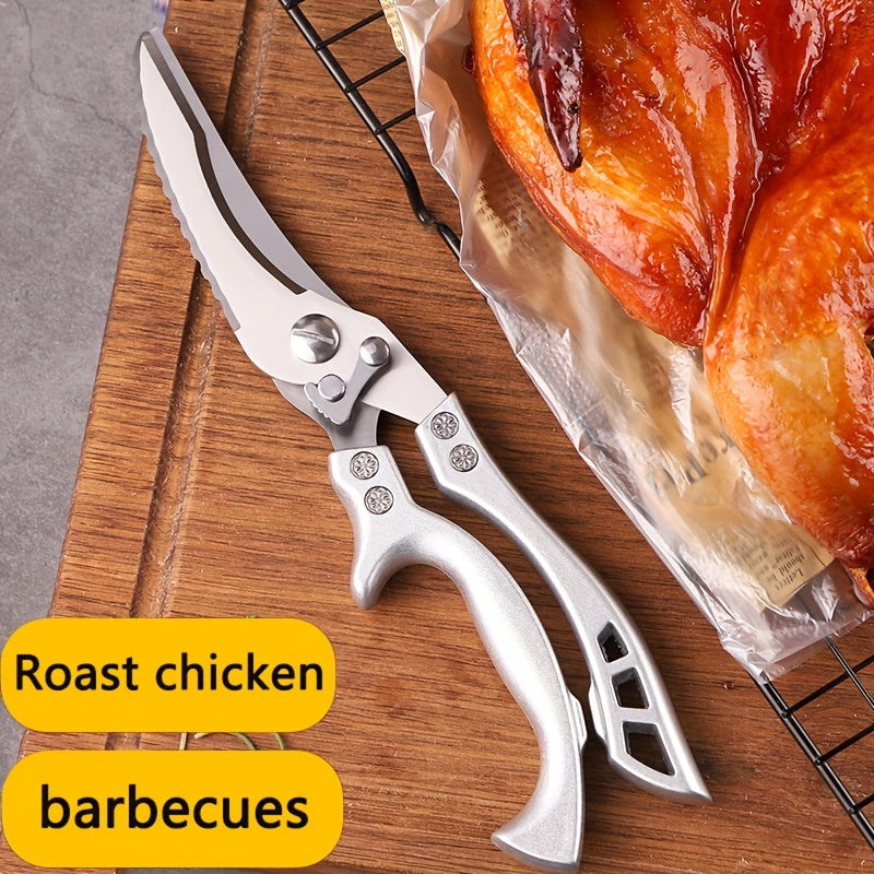 Stainless Steel Kitchen Scissors for Meat Fish Vegetables Household Use