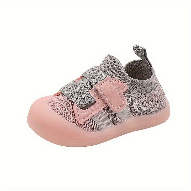 Toddler Breathable Non-Slip Sneakers with Dual Mesh for Spring Fall