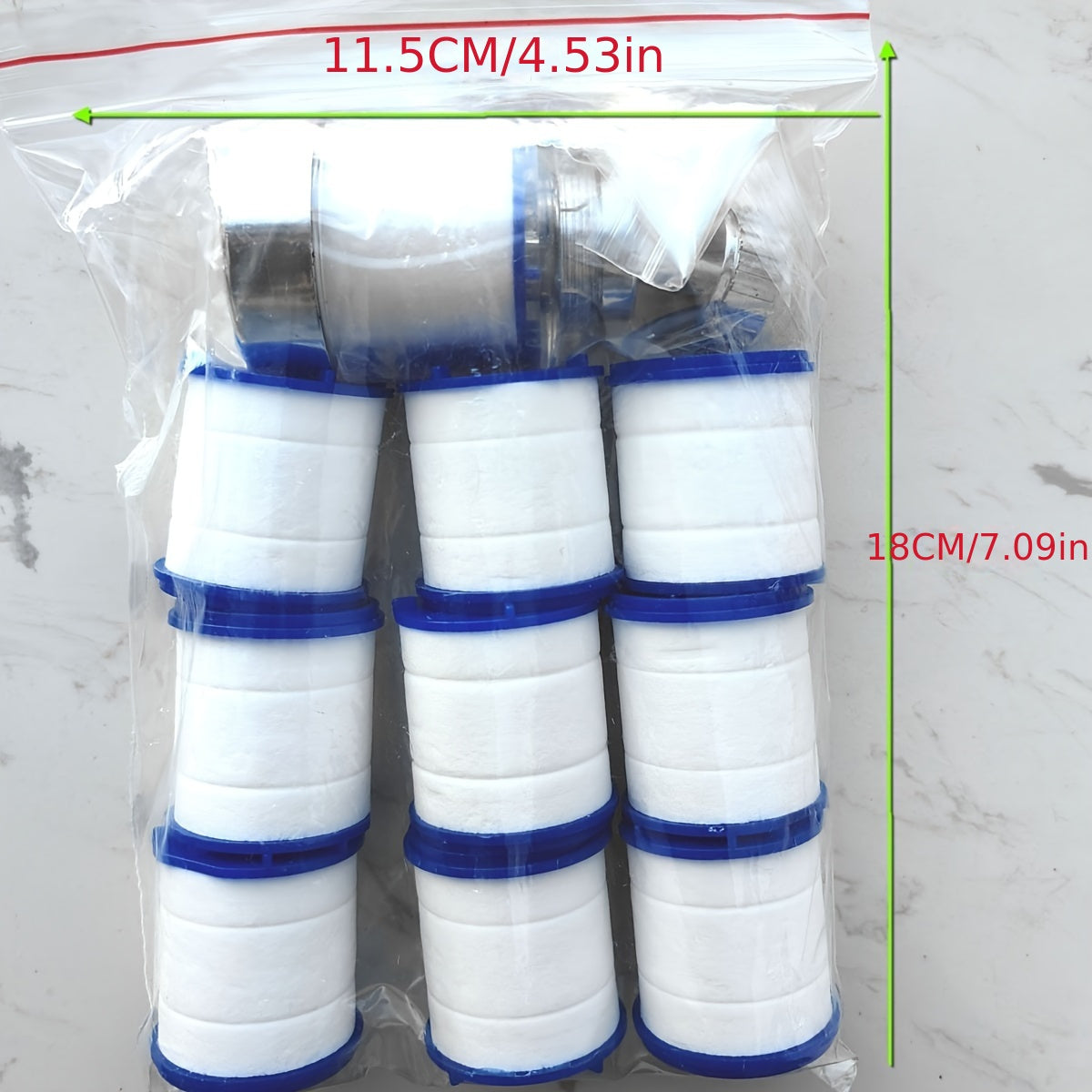 Suv Krani Filtri To'plami - Maktablar, Savdo Markazlari, Mehmonxonalar va Uylar uchun Ideal! Universal Model va O'zgartiriladigan Filtr Elementlari bilan 1+9 Kombinatsiya To'plami. Yuqori Sifatli PP dan tayyorlangan, Toza Suv Filtratsiyasi uchun Kukunsiz.