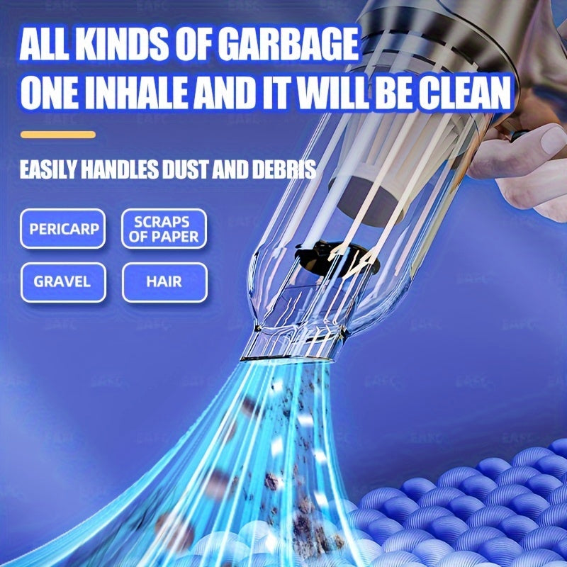 Aspiradora de mano inalámbrica para coche, impermeable y portátil