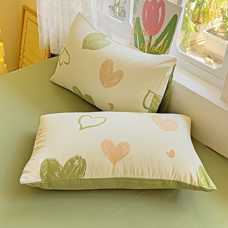 Small Floral Pillowcase Pack, Soft Washable Cotton, Comfortable Bedding