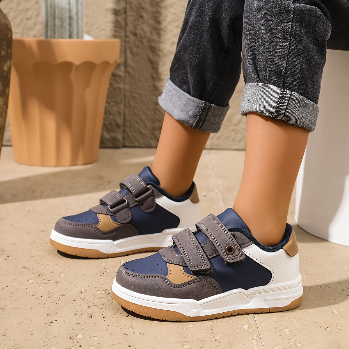 Мужские повседневные обувь с флисовой подкладкой для спорта и повседневной носки