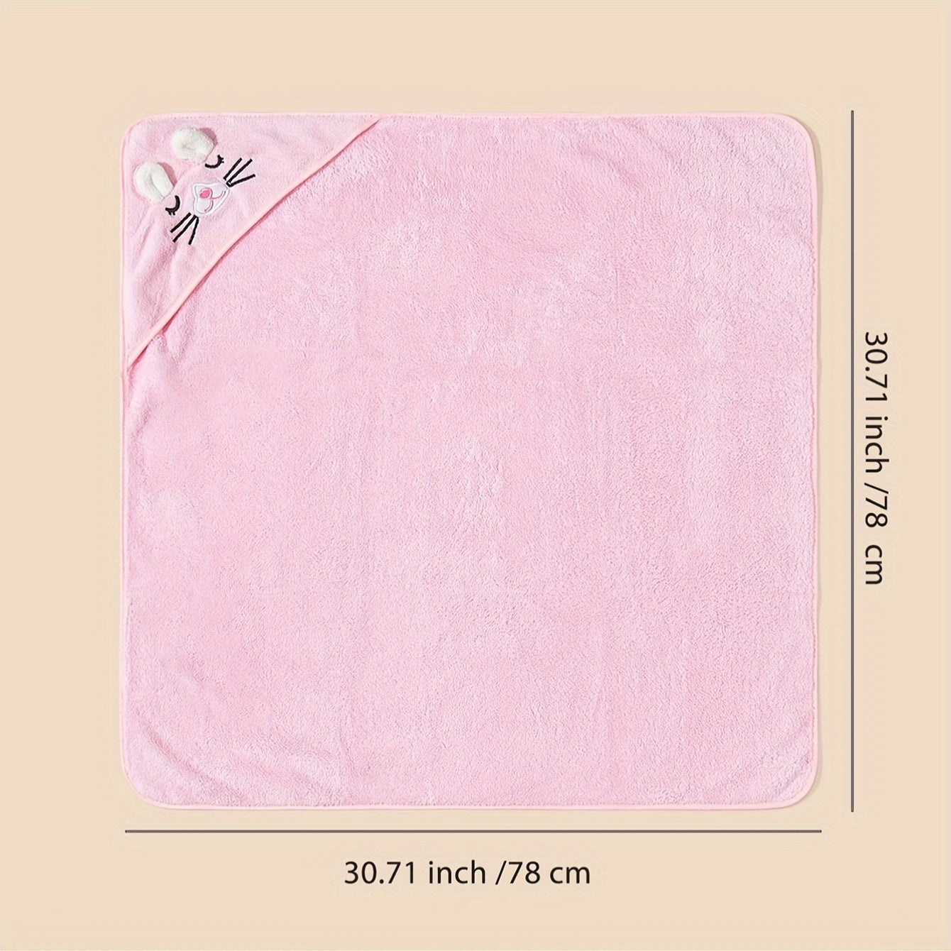 Персонализированный набор полотенец с капюшоном для купания с вышивкой и пеленальным одеялом для детей