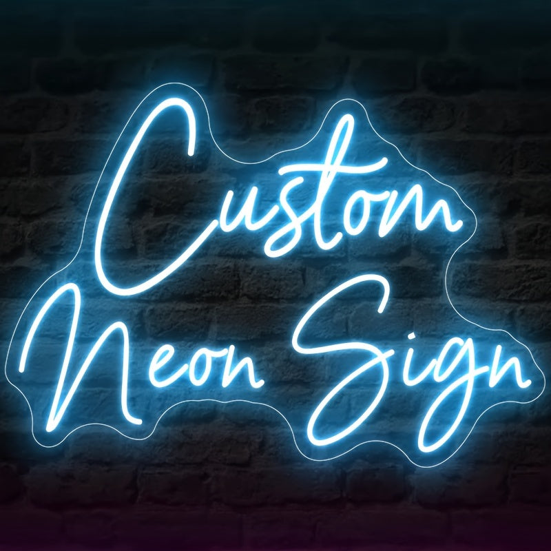 Neon Sign Wall Decor for Events USB Powered Safe Energy Efficient Home Lighting Gift
