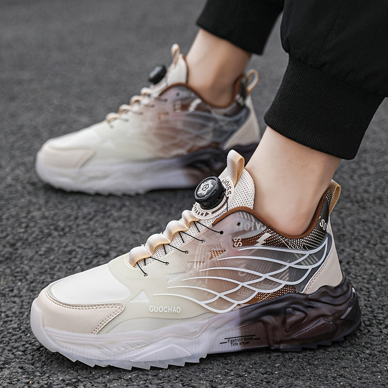 Unisex Casual Non-Slip Sneakers with Thick Sole All-Season EVA TPU