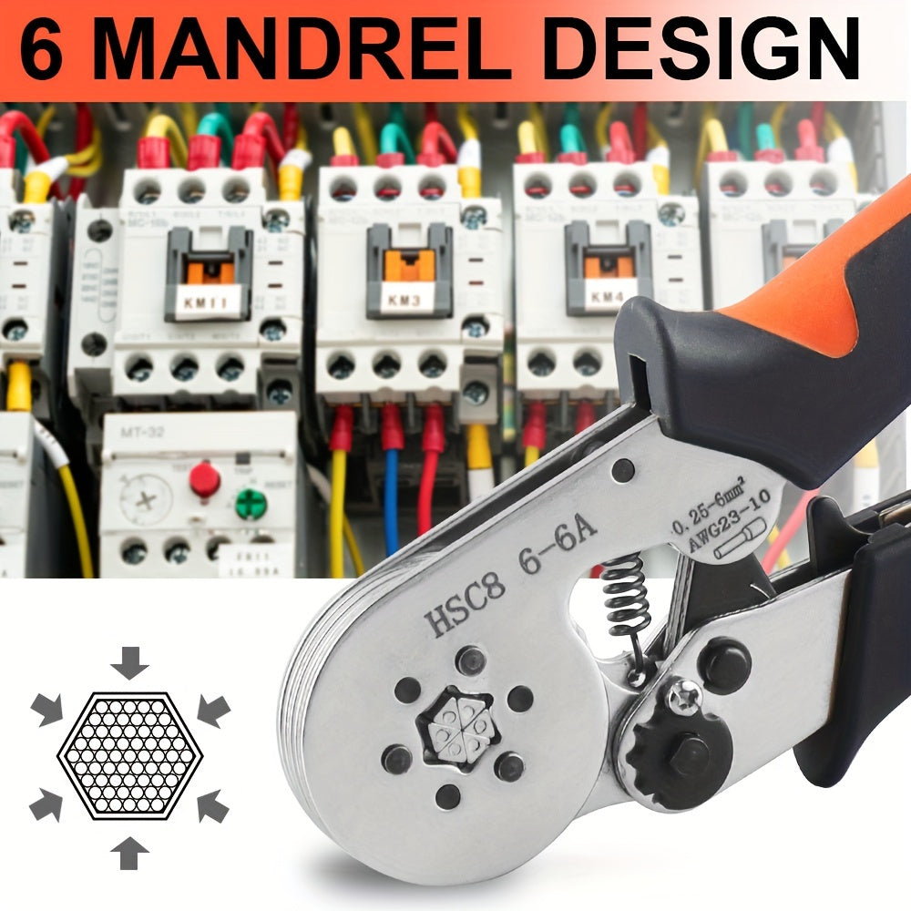 Crimping Tool for Ferrule Sleeves with Carbon Steel Handles