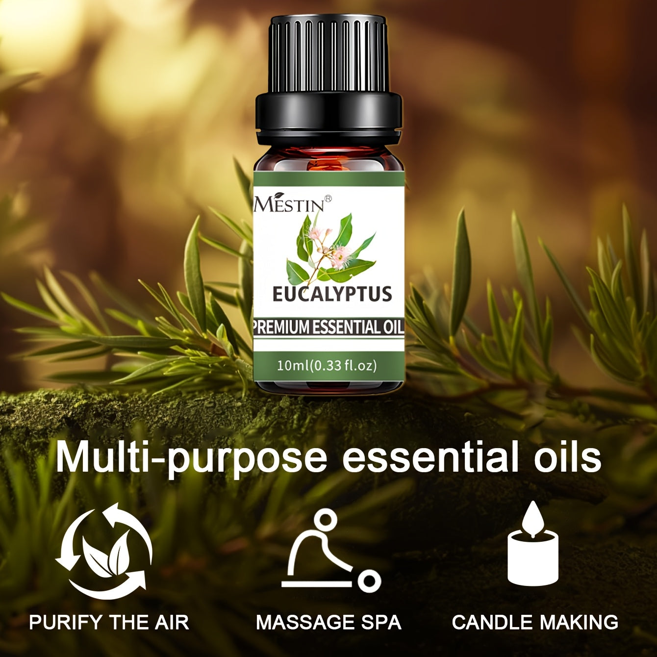 High-Quality Essential Oil 100% Pure Plant Extract 33 Flavors Multi-Purpose for Skin Hair Diffuser Spa Massage