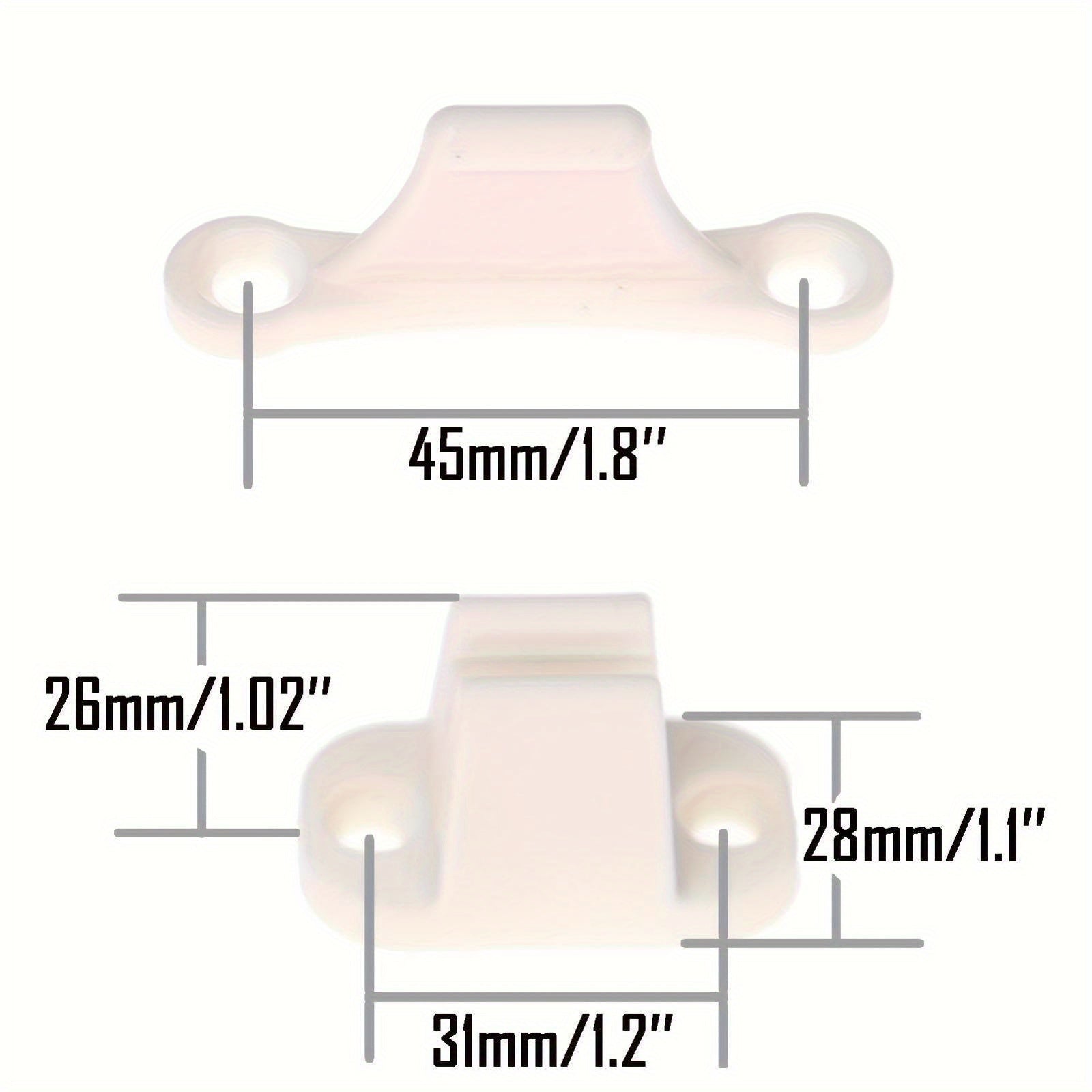 RV Camper Door Push Retainer Clip Spacer Holder Replacement Kit for Car Boat