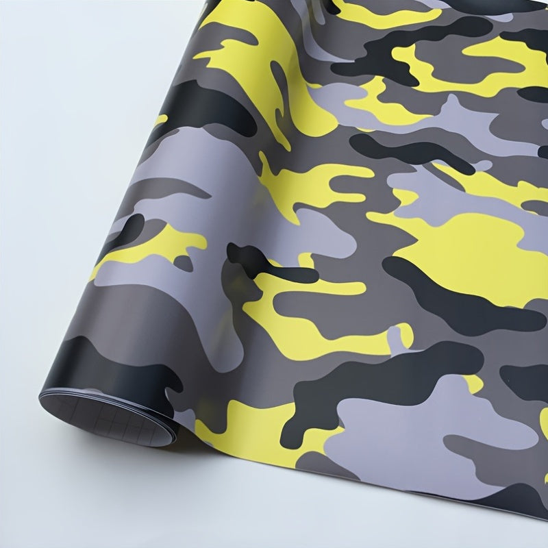 Vinilo de camuflaje para coches, bicicletas, portátiles Duradero, resistente a la intemperie