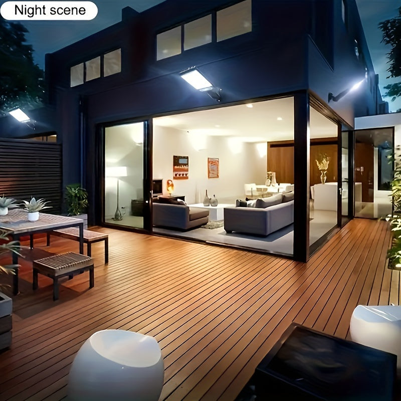 8000W Solar Outdoor Light with Remote Control Motion Sensor and LED Reflector