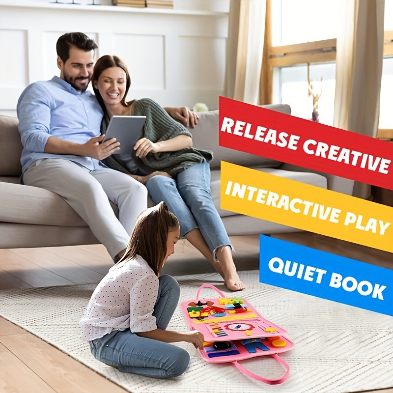 Children's Educational Busy Board Toy for Early Learning and Brain Development