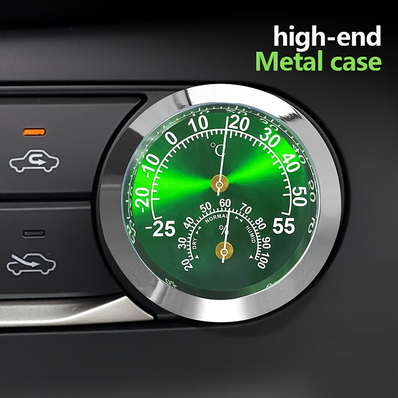 Мини-градусник 2-в-1 для автомобиля, измеритель влажности и температуры, немагнитный