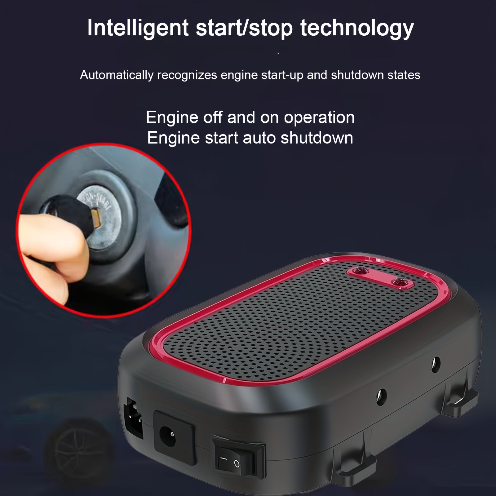 Repelente ultrasónico de animales para coche, conector USB, repelente de roedores con tres modos de energía