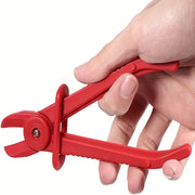 Juego de 3 alicates de corte de plástico para reparación de automóviles, sellado, manguera, pinza