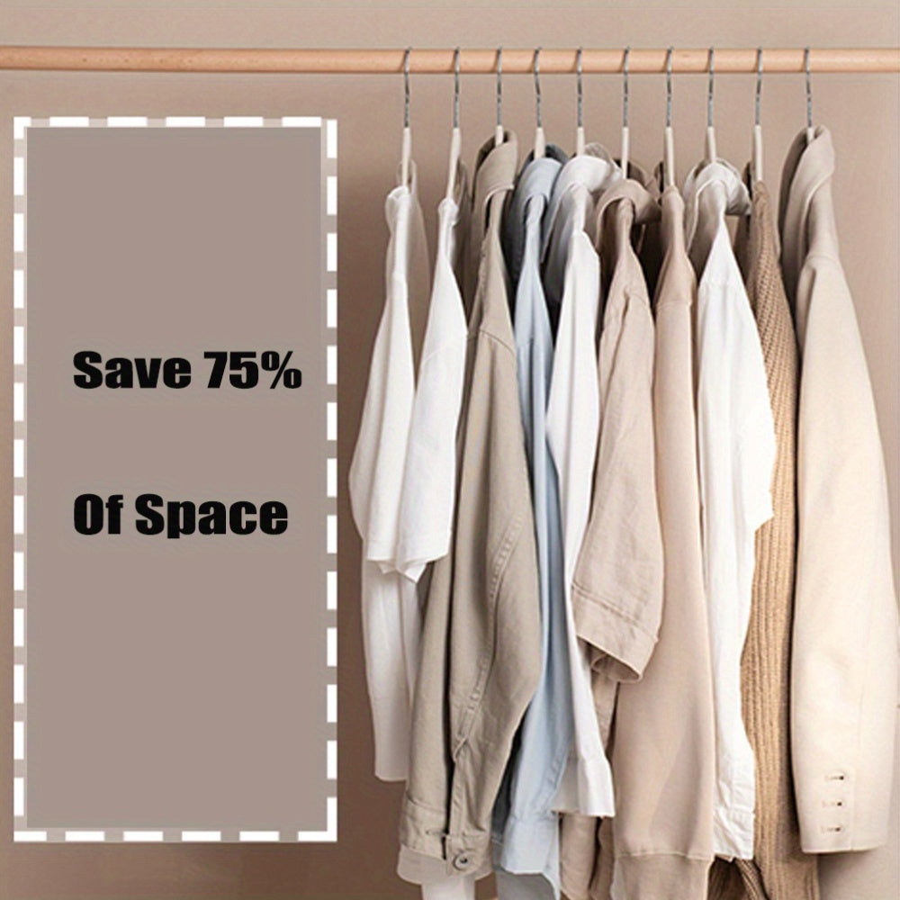 Pack of 10 Velvet Hangers with Swivel Hooks Non-Slip Space Saving Includes Tie Bar for Coats Suits Dresses