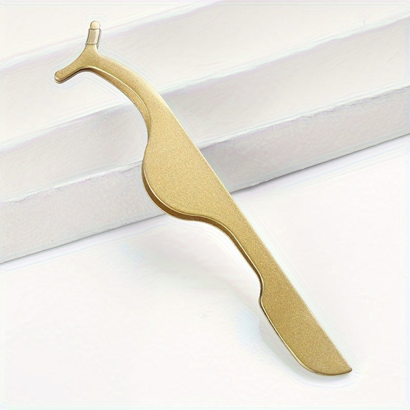 Rizador de pestañas y pinzas para cejas de acero inoxidable para mujer - pulgadas de largo