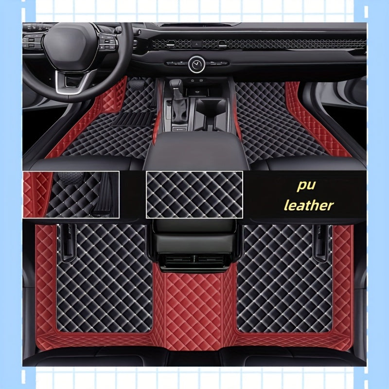 Sedanga mo'ljallangan PU teridan tayyorlangan, sirg'almas, suv o'tkazmaydigan, chang o'tkazmaydigan, yostiqlangan avtomobil podro'ka matolari