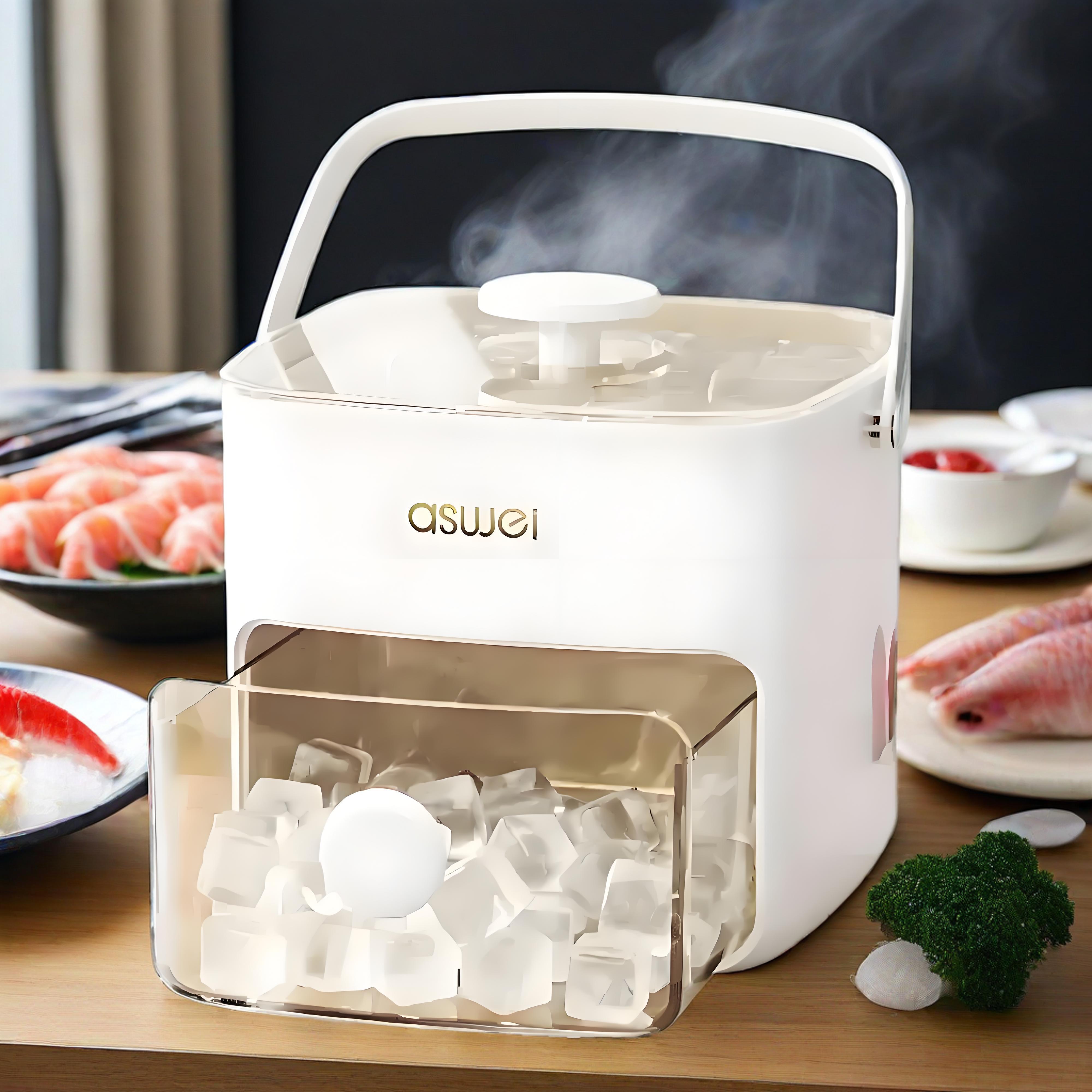 Manual Ice Maker Large Capacity Durable Easy to Use