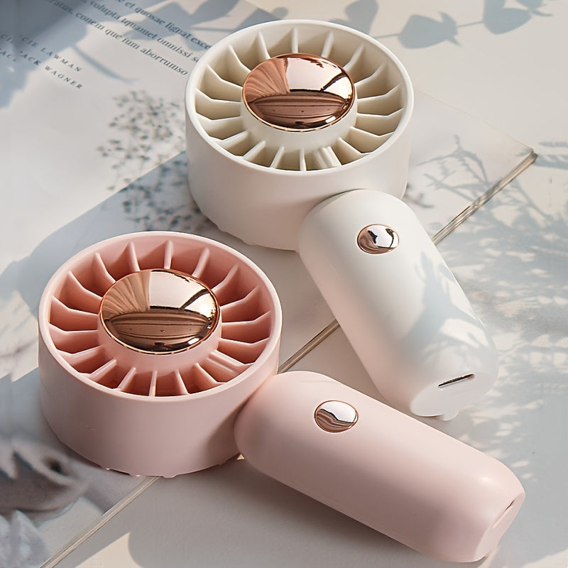 Portable Mini Fan with USB Rechargeable Battery for Indoor Outdoor Use