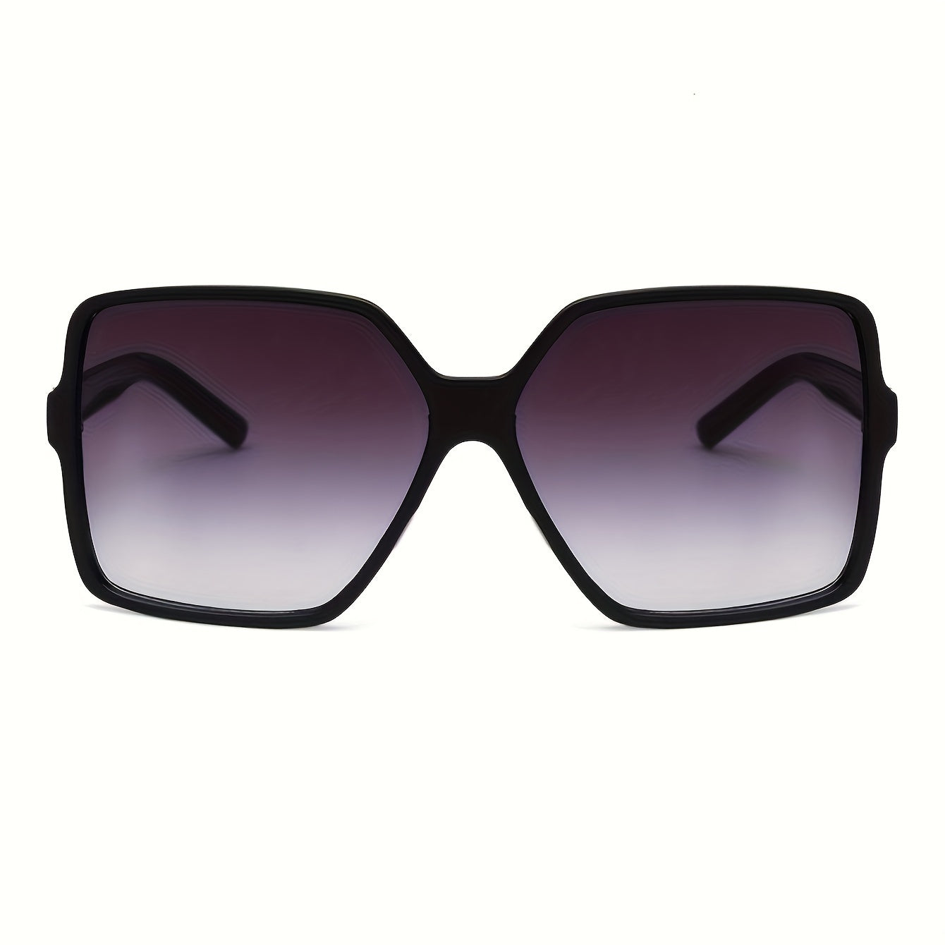 Women's Square Glasses Polycarbonate Frame Anti-Reflective Lenses for Vacation and Daily Wear