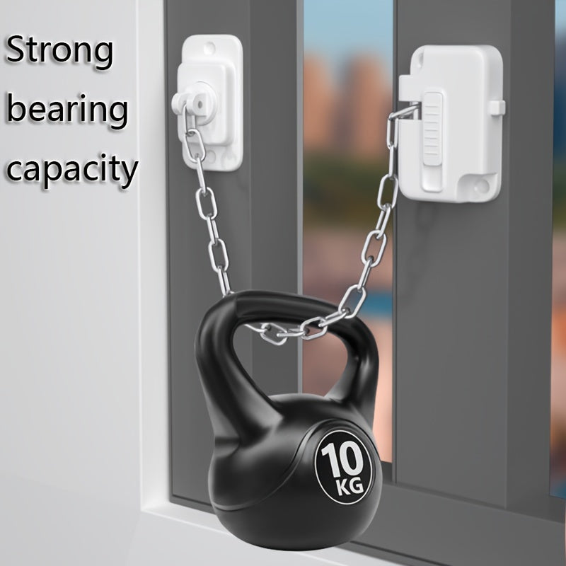 Child Safety Lock Window Limiter ABS Material Anti-Fall Security Lock