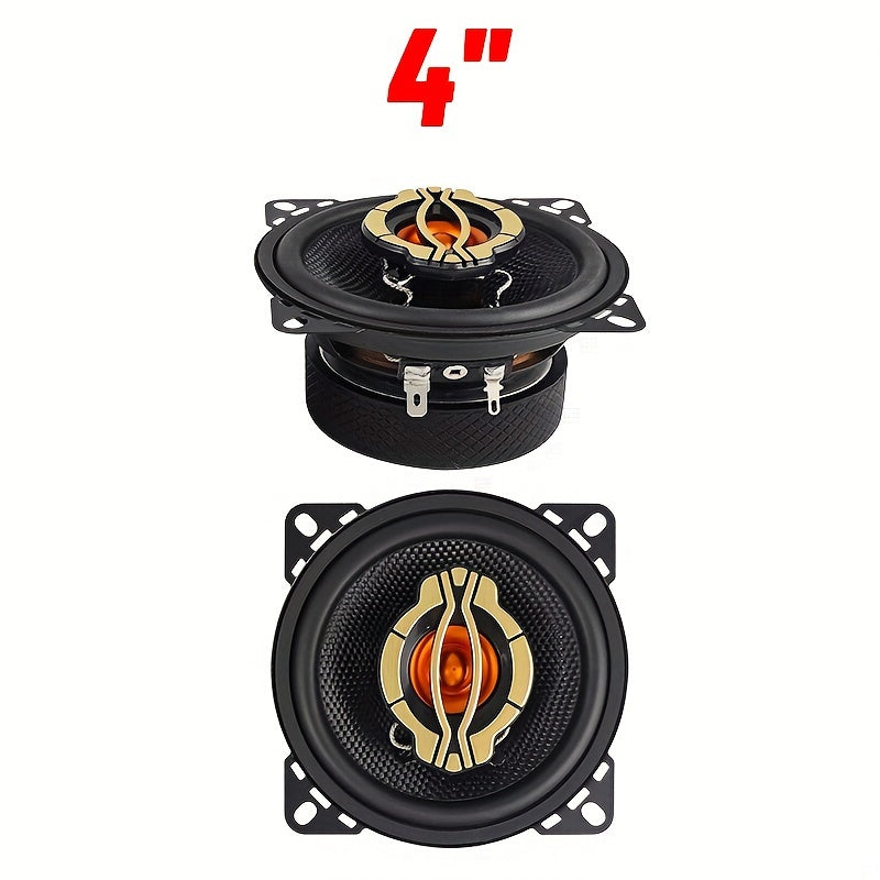 Car Speakers Pair 4-6.5 Inch 600W-1000W 4 Ohm Coaxial Bass Boost for Car Audio