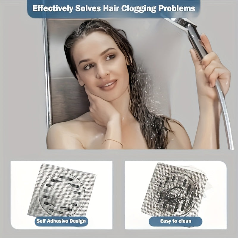 Disposable Plastic Hair Catchers for Shower and Sink Drains Pack of 50